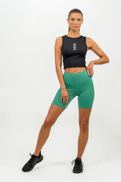 NEBBIA • ELITE high-waisted cycling shorts green • Nebshop.com 2