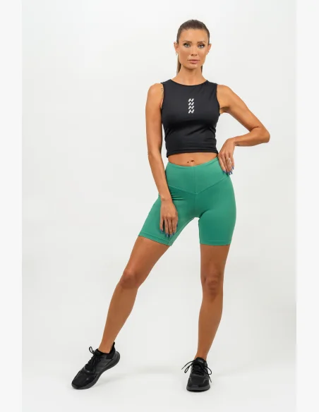 NEBBIA • ELITE high-waisted cycling shorts green • Nebshop.com