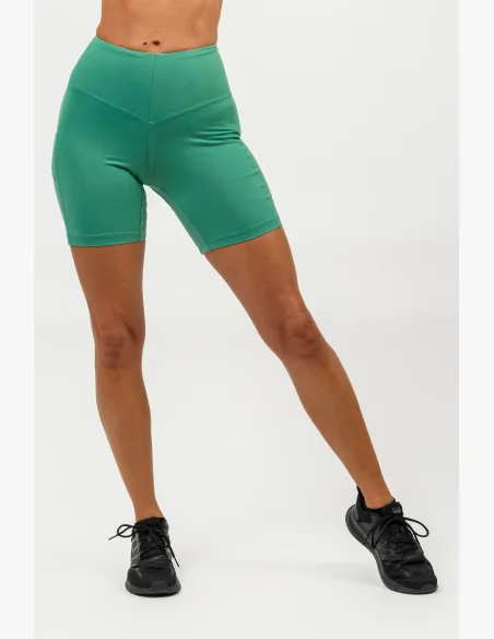 NEBBIA • ELITE high-waisted cycling shorts green • Nebshop.com