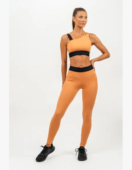 NEBBIA • Asymmetrical sports bra ELITE orange • Nebshop.cz