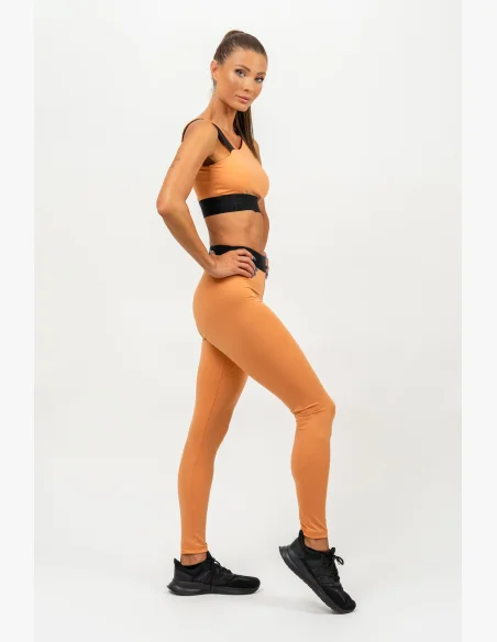 NEBBIA • Asymmetrical sports bra ELITE orange • Nebshop.cz