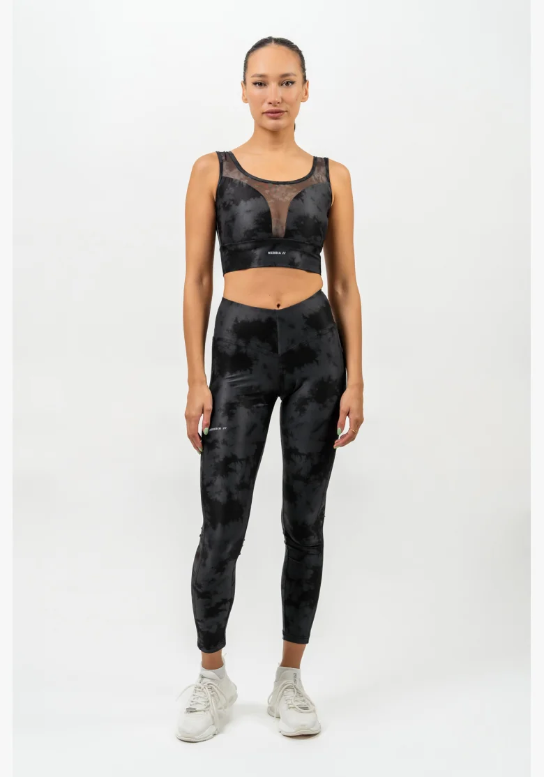NEBBIA • Sports bra with mesh IMPACT black • Nebshop.cz