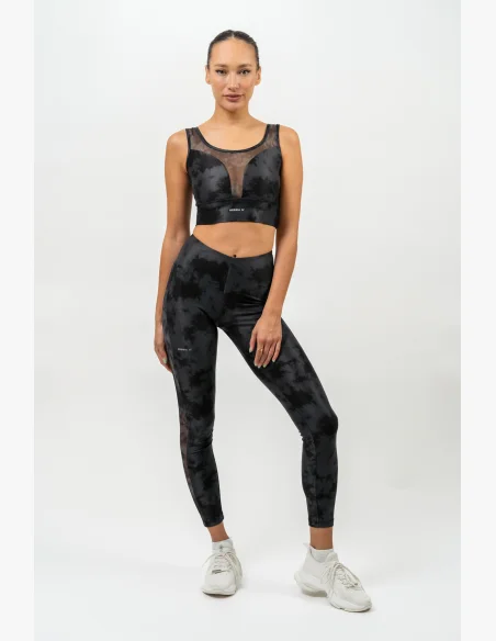 NEBBIA • Sports bra with mesh IMPACT black • Nebshop.cz