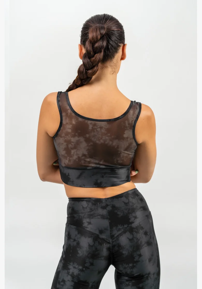 NEBBIA • Sports bra with mesh IMPACT black • Nebshop.cz
