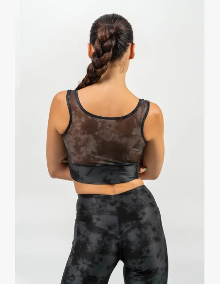 NEBBIA • Sports bra with mesh IMPACT black • Nebshop.cz