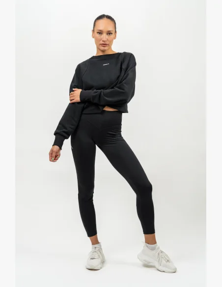 NEBBIA • High-waisted PERFORMANCE mesh leggings black • Nebshop.cz