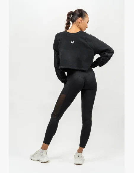 NEBBIA • High-waisted PERFORMANCE mesh leggings black • Nebshop.cz