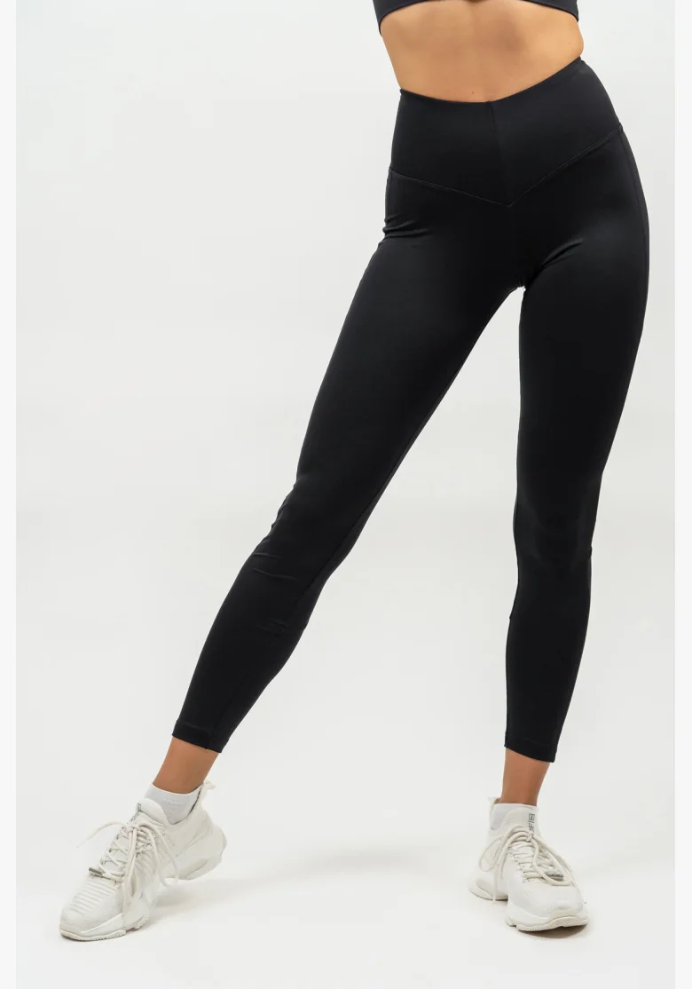 NEBBIA • High-waisted PERFORMANCE mesh leggings black • Nebshop.cz