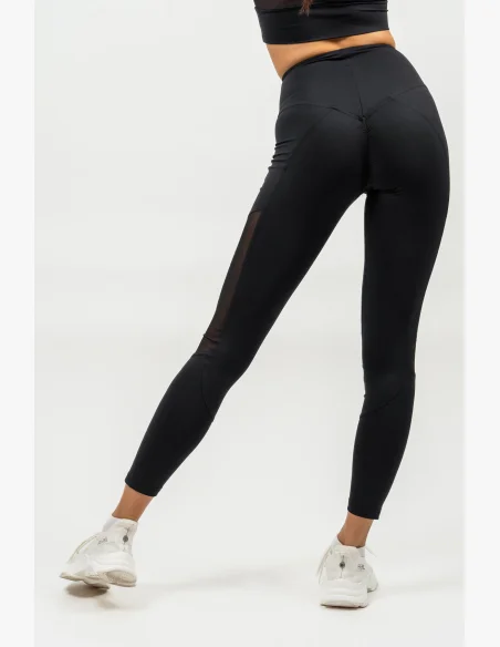 NEBBIA • High-waisted PERFORMANCE mesh leggings black • Nebshop.cz