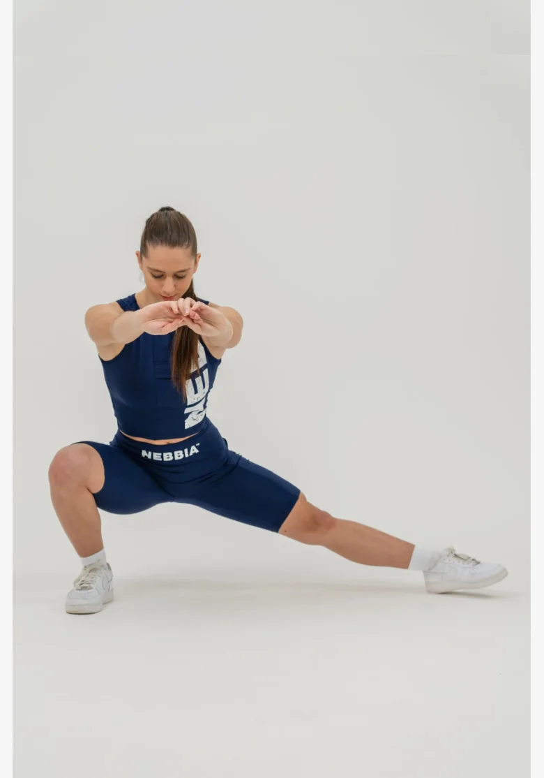 NEBBIA • Tank top SNATCHED blue • Nebshop.cz