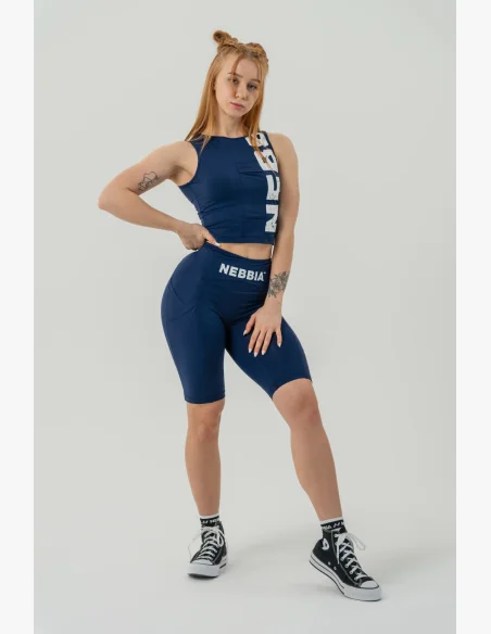 NEBBIA • Tank top SNATCHED blue • Nebshop.cz