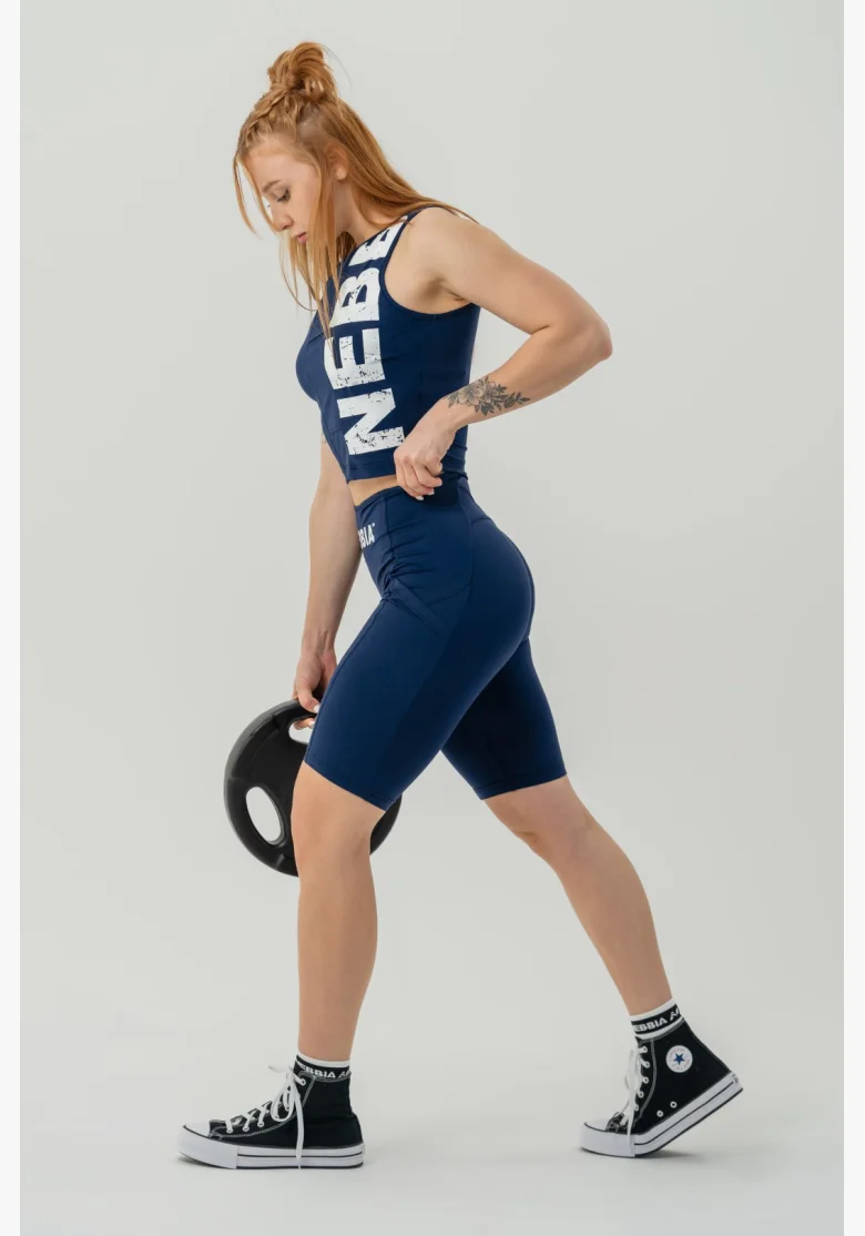 NEBBIA • Tank top SNATCHED blue • Nebshop.cz