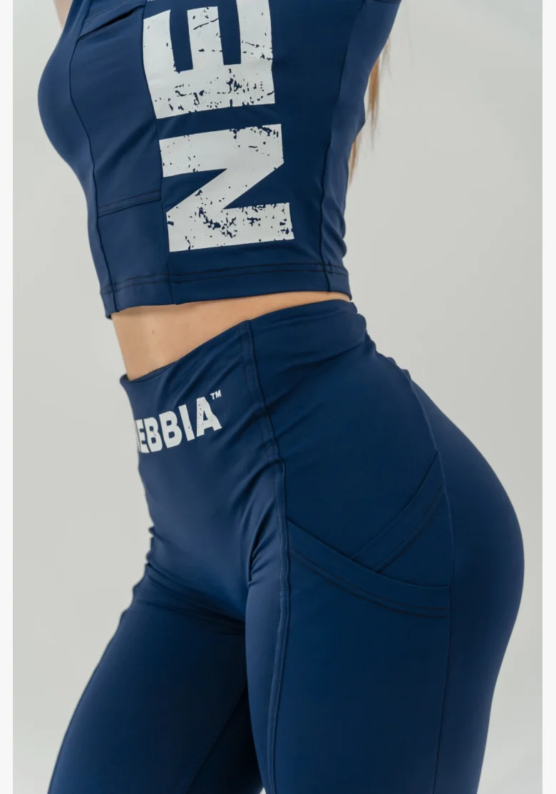 NEBBIA • Tank top SNATCHED blue • Nebshop.cz