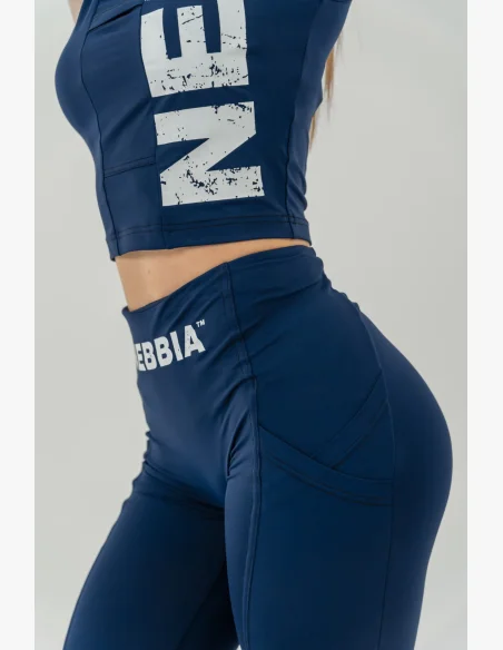 NEBBIA • Tank top SNATCHED blue • Nebshop.cz
