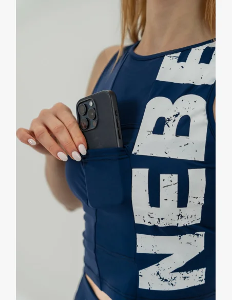 NEBBIA • Tank top SNATCHED blue • Nebshop.cz