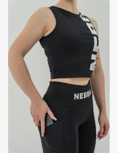 NEBBIA • Tank top SNATCHED black • Nebshop.cz