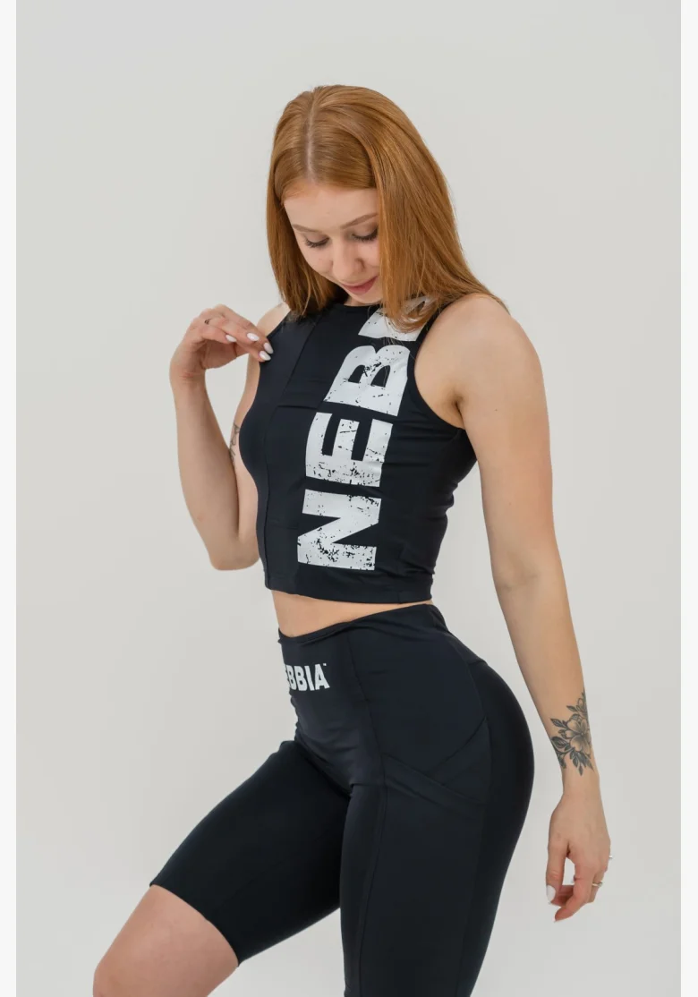 NEBBIA • Tank top SNATCHED black • Nebshop.cz