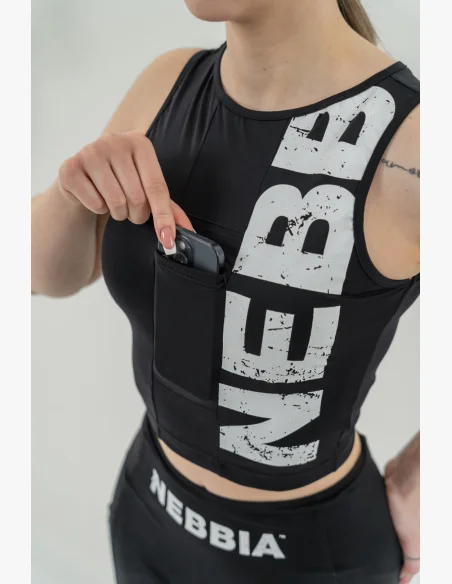 NEBBIA • Tank top SNATCHED black • Nebshop.cz