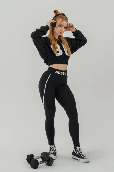 NEBBIA • Crop top sweatshirt MUSCLE MOMMY • Nebshop.cz