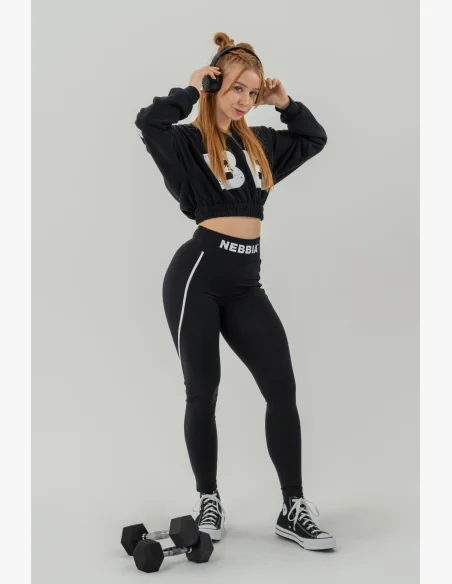 NEBBIA • Crop top sweatshirt MUSCLE MOMMY • Nebshop.cz