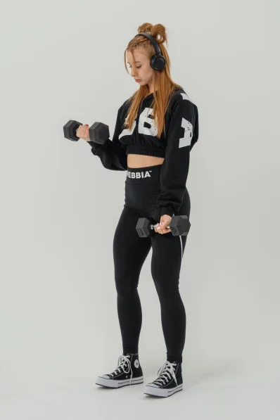 NEBBIA • Crop top sweatshirt MUSCLE MOMMY • Nebshop.cz 2