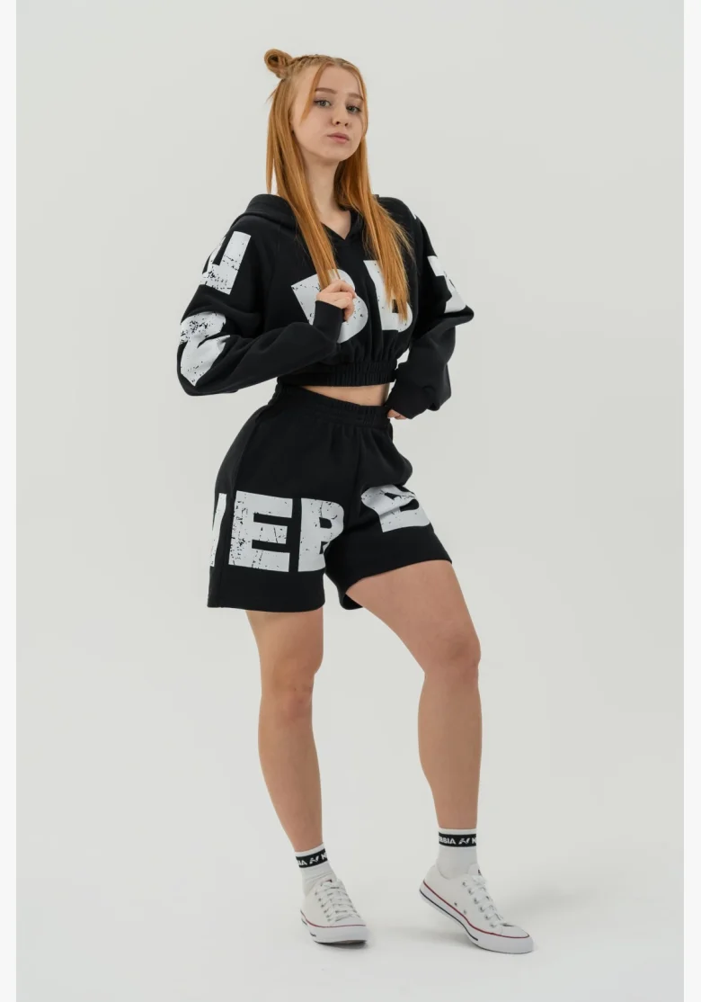 NEBBIA • Crop top sweatshirt MUSCLE MOMMY • Nebshop.cz