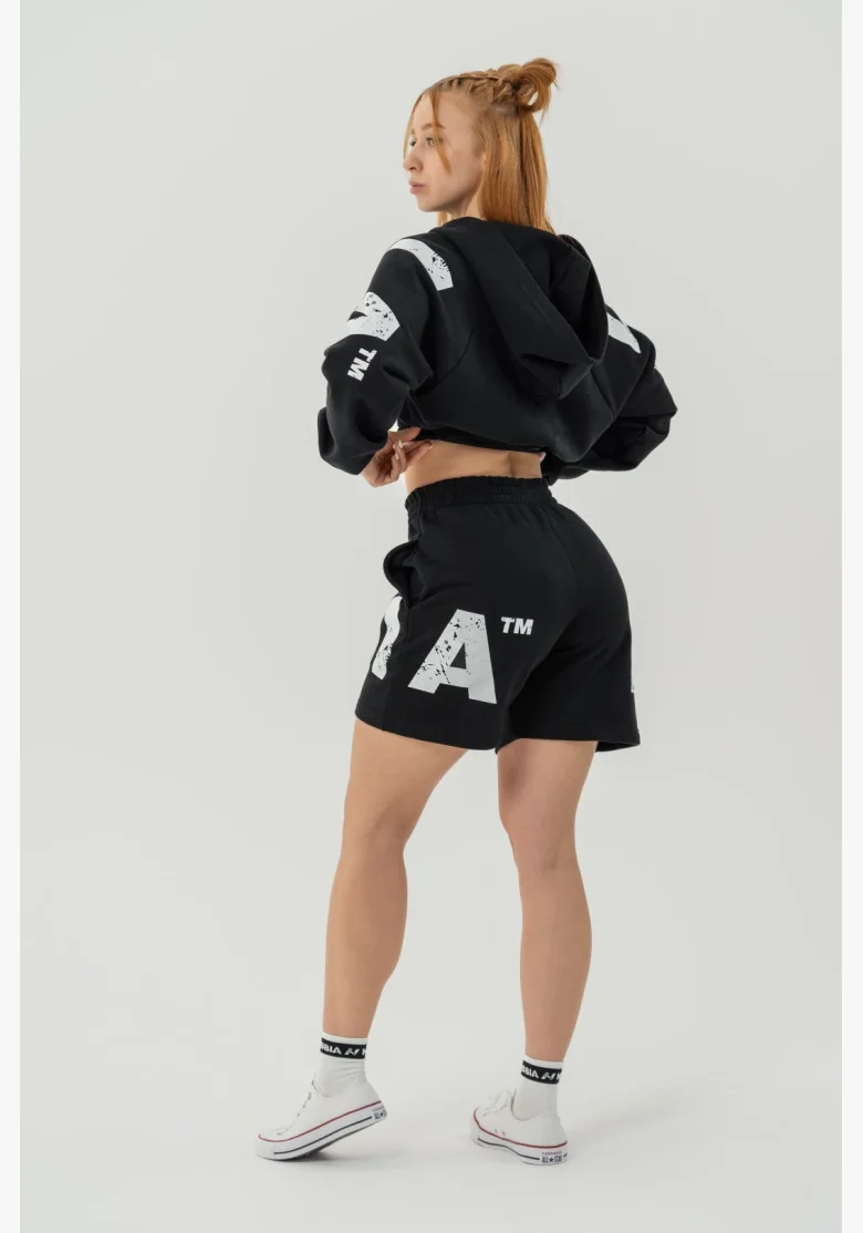 NEBBIA • Crop top sweatshirt MUSCLE MOMMY • Nebshop.cz