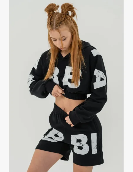 NEBBIA • Crop top sweatshirt MUSCLE MOMMY • Nebshop.cz