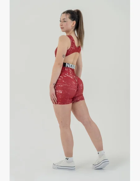 NEBBIA • Crop top tank top ROUGH GIRL red • Nebshop.cz