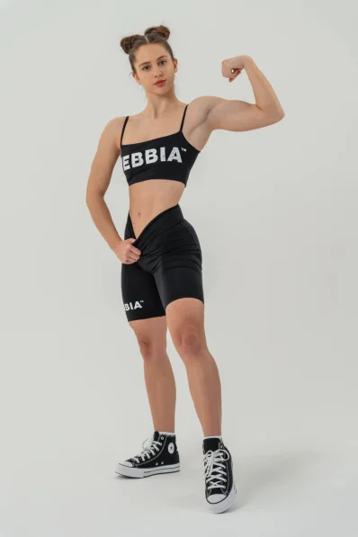 NEBBIA • NEBBIA Bandeau bra BACK CHECK black • Nebshop.cz 2