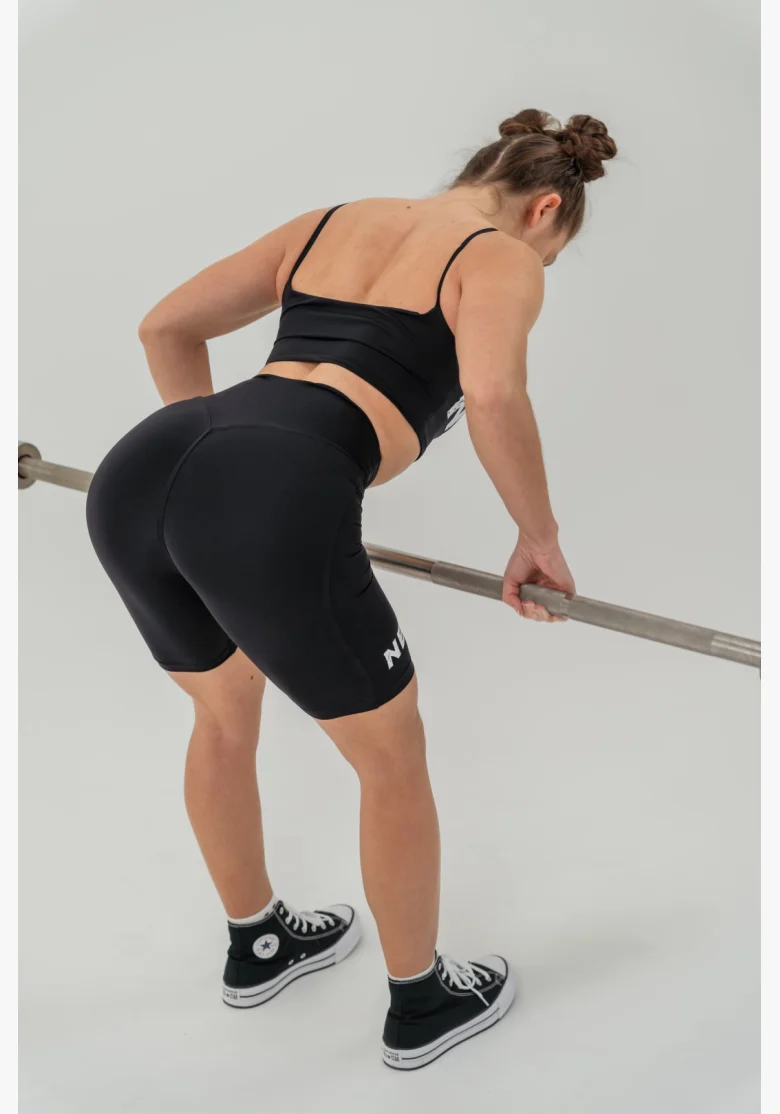 NEBBIA • NEBBIA Bandeau bra BACK CHECK black • Nebshop.cz