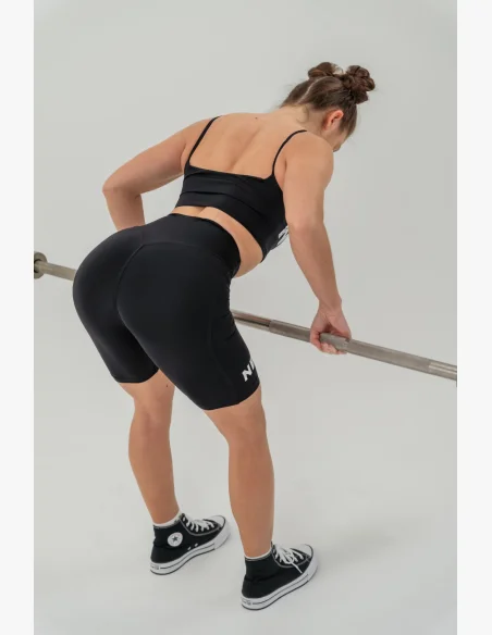 NEBBIA • NEBBIA Bandeau bra BACK CHECK black • Nebshop.cz