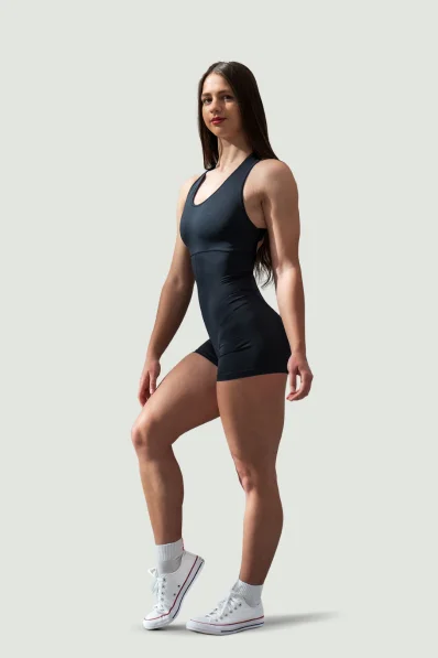 NEBBIA • NEBBIA Short Sports Jumpsuit 5″ GYM RAT Black • Nebshop.cz