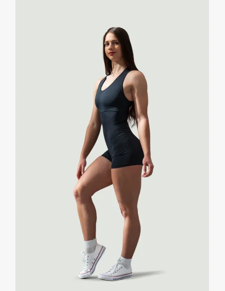 NEBBIA • NEBBIA Short Sports Jumpsuit 5″ GYM RAT Black • Nebshop.cz