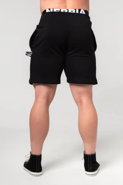 NEBBIA • NEBBIA GYM BRO Sweat Shorts Black • Nebshop.cz 2