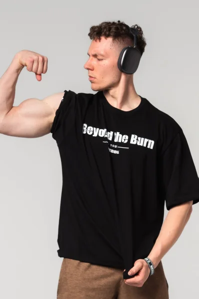 NEBBIA • NEBBIA Cotton heavyweight t-shirt GRIND black • Nebshop.cz 2