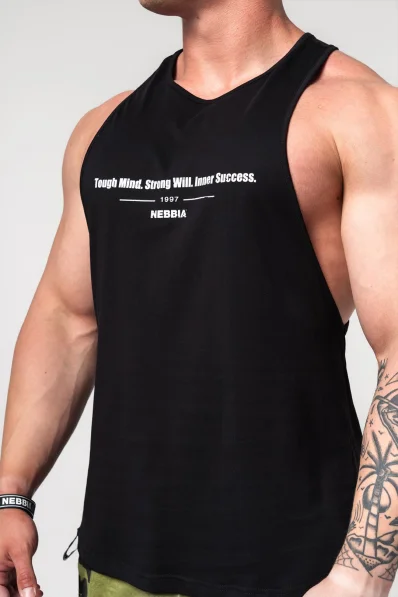 NEBBIA • NEBBIA Fitness tank top FLEXIN' black • Nebshop.cz 2