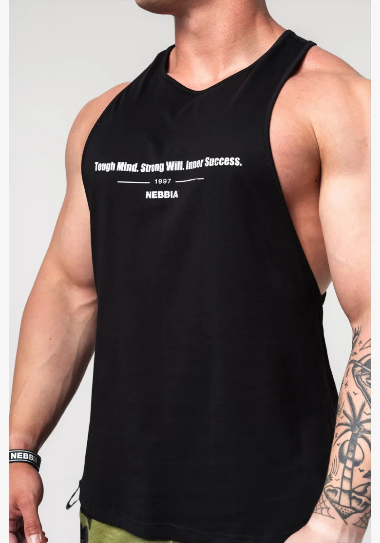 NEBBIA • NEBBIA Fitness tank top FLEXIN' black • Nebshop.cz