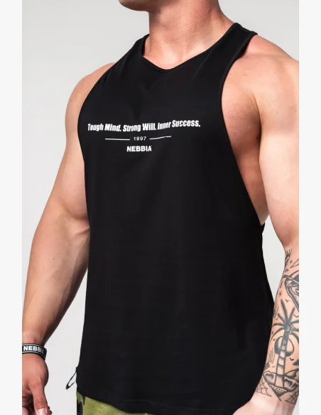 NEBBIA • NEBBIA Fitness tank top FLEXIN' black • Nebshop.cz