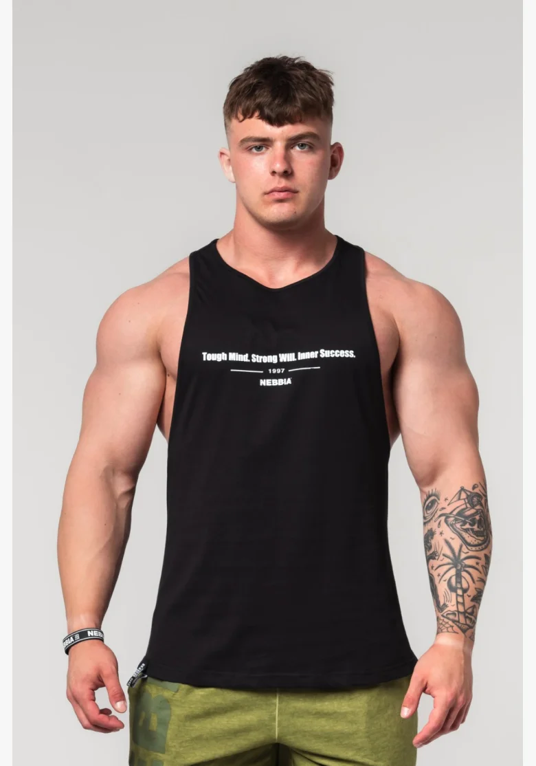 NEBBIA • NEBBIA Fitness tank top FLEXIN' black • Nebshop.cz