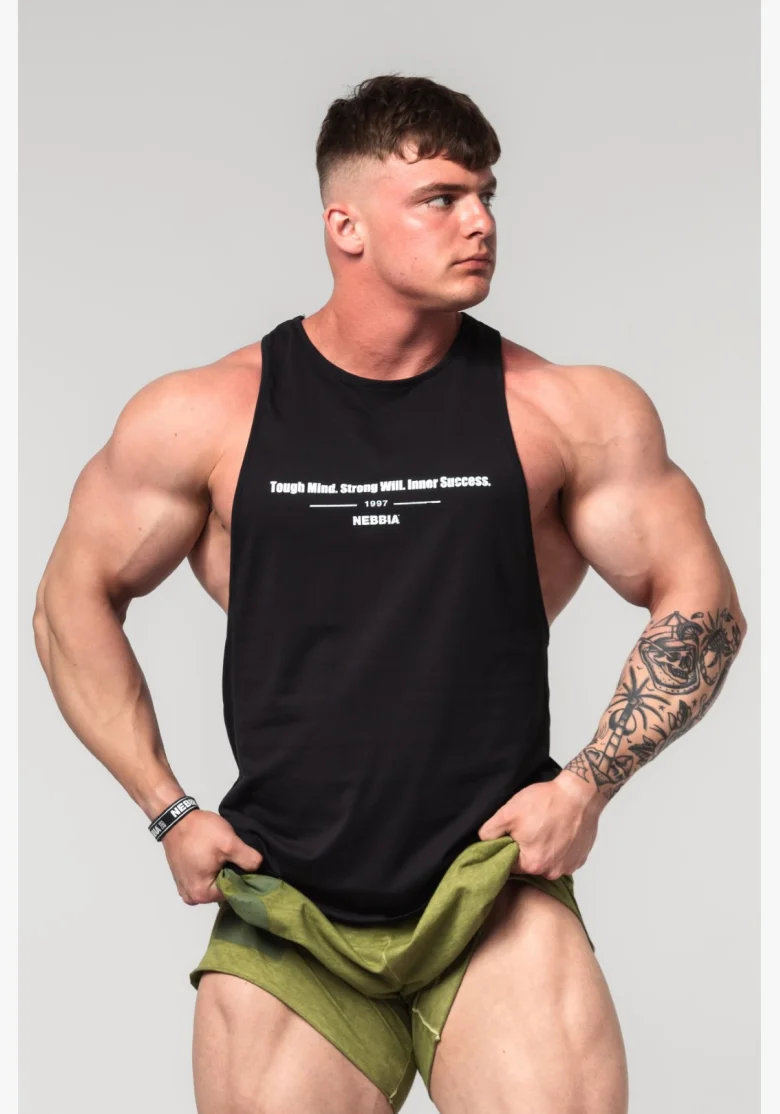NEBBIA • NEBBIA Fitness tank top FLEXIN' black • Nebshop.cz