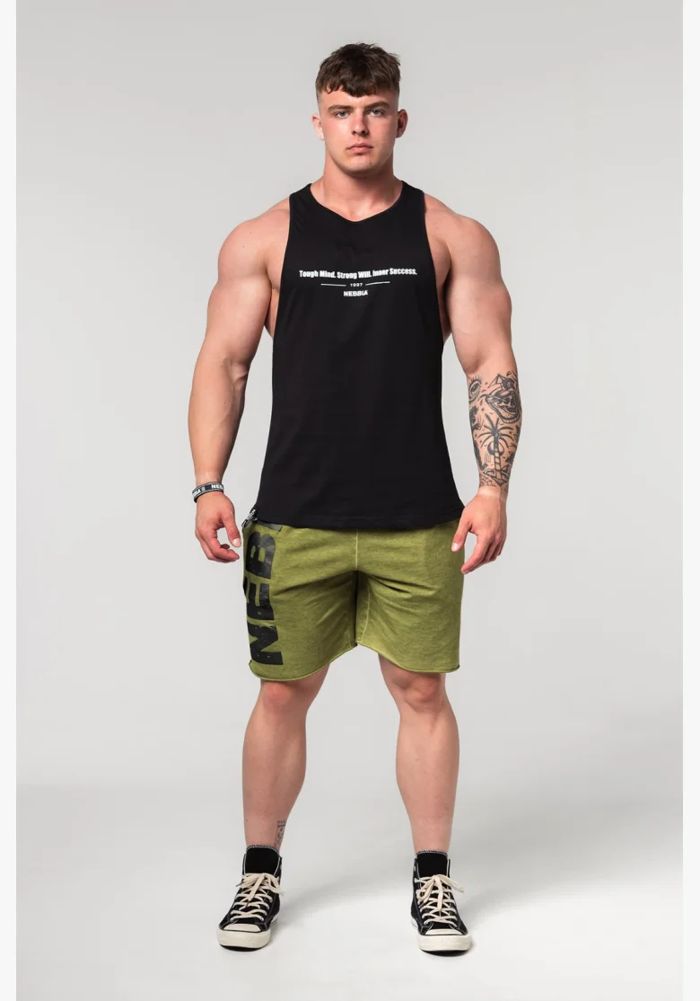 NEBBIA • NEBBIA Fitness tank top FLEXIN' black • Nebshop.cz