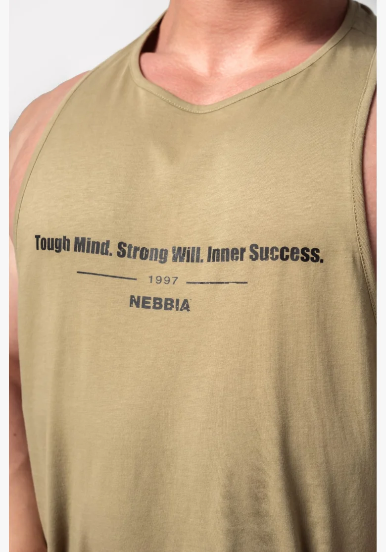 NEBBIA • NEBBIA Fitness tank top FLEXIN' green • Nebshop.cz
