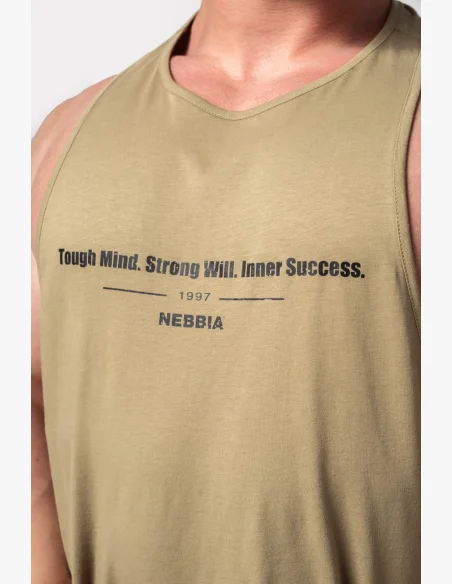 NEBBIA • NEBBIA Fitness tank top FLEXIN' green • Nebshop.cz