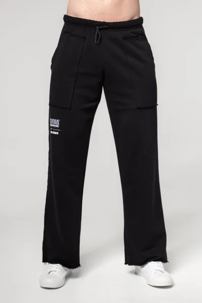 NEBBIA • NEBBIA Sweatpants with pockets NO SHORTCUTS black • Nebshop.cz