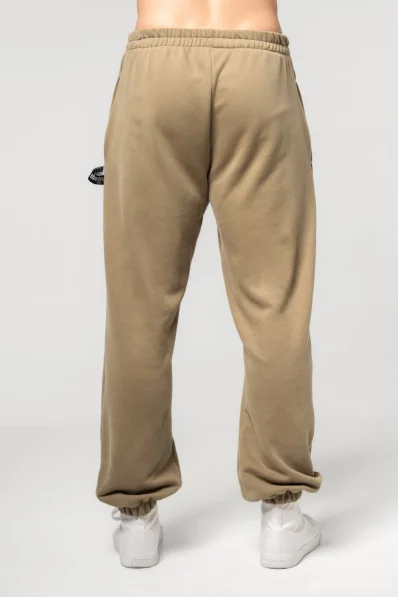 NEBBIA • NEBBIA Loose baggy sweatpants with pockets GYM BRO green • Nebshop.com 2