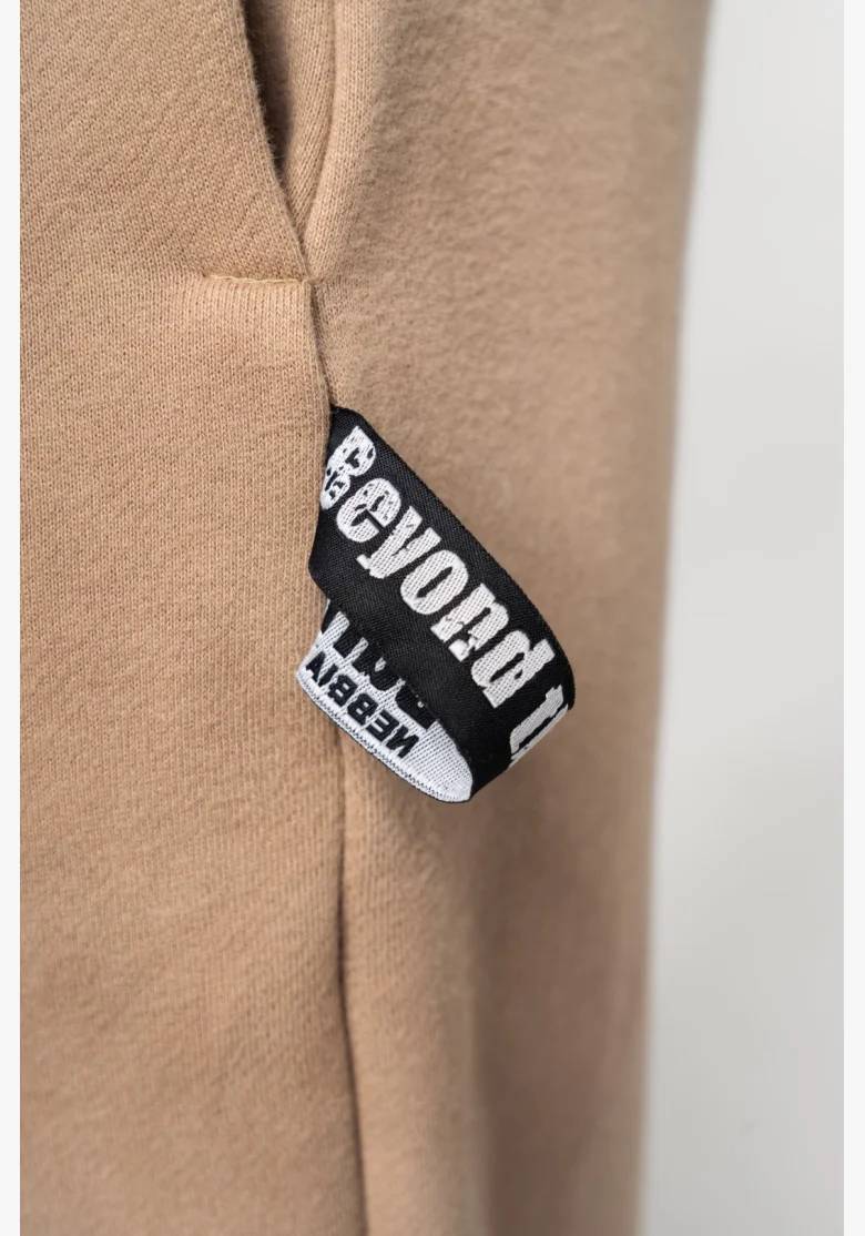 NEBBIA • NEBBIA Loose baggy sweatpants with pockets GYM BRO brown • Nebshop.cz