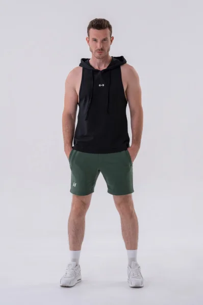 NEBBIA • NEBBIA Fitness tank top with hood black • Nebshop.cz 2