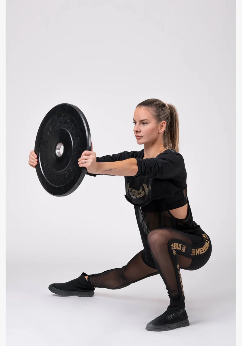 NEBBIA • Gold Mesh Leggings • NEBBIAshop.cz