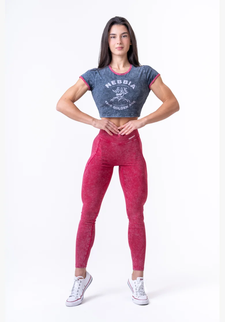 NEBBIA • NEBBIA Washed crop top GOLDEN AGE • Nebshop.cz
